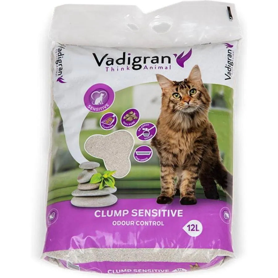 VADIGRAN Cat Litter Bentonite Babypowder 12kg 12L