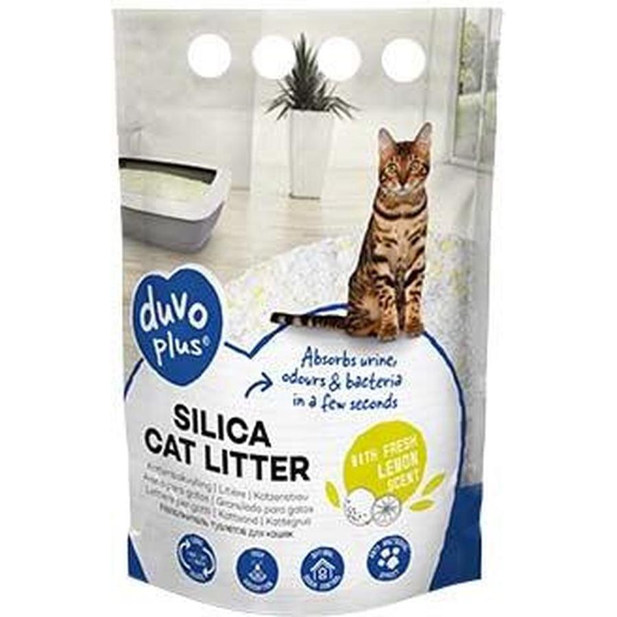 LAROY Premium Silica Fine Litière Agglomérante Blanc 16L