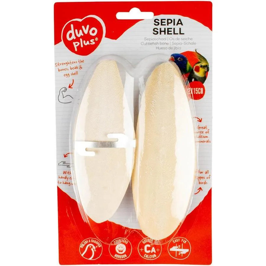 LAROY DUO Os de seiche blanc pour oiseaux 2 pièces