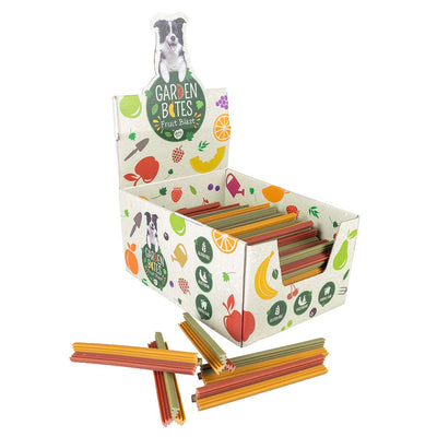 LAROY Garden Bites Groovies S Fruity Dental Friandises Végétariennes Petit Chien 15g