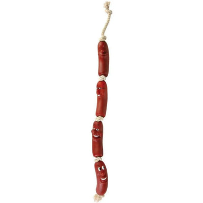 TRIXIE Chaîne Saucisse avec Corde en Vinyle pour Chien 75 cm