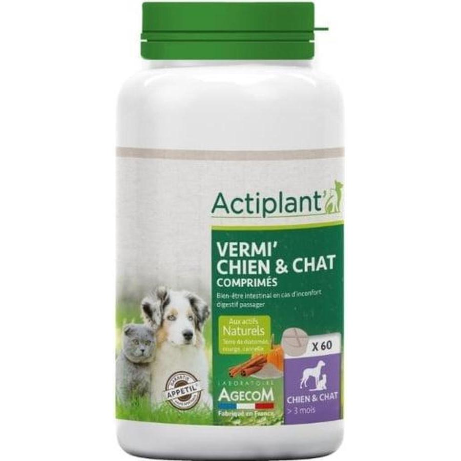 ZOOMALIN Vermi Essentiel Chien/Chat Comprimés Antiparasitaires Naturels x60