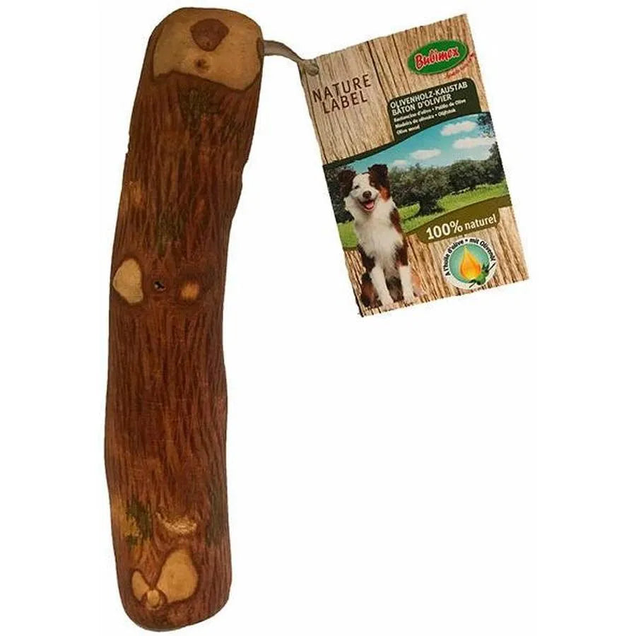ZOOMALIN Bâton d'Olivier pour Chien L 20-26 cm Bois Naturel