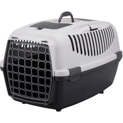 TRIXIE Box de transport Capri 3 S 40 x 38 x 61 cm Gris foncé/Gris clair