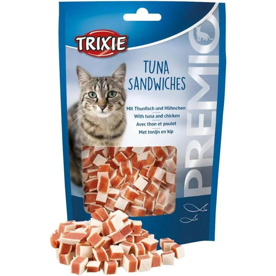 TRIXIE Premio Tuna Sandwiches Friandises pour Chat 50g