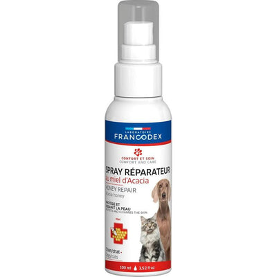 FRANCODEX Spray Réparateur au Miel Chien et Chat 100ml