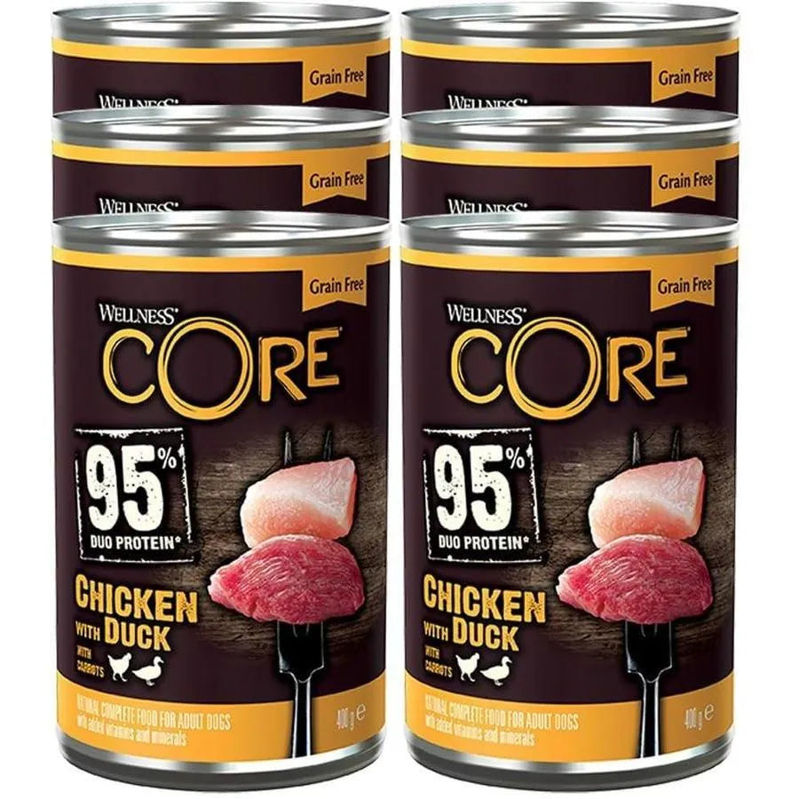 WELLNESS CORE 95% Poulet et Canard 400g