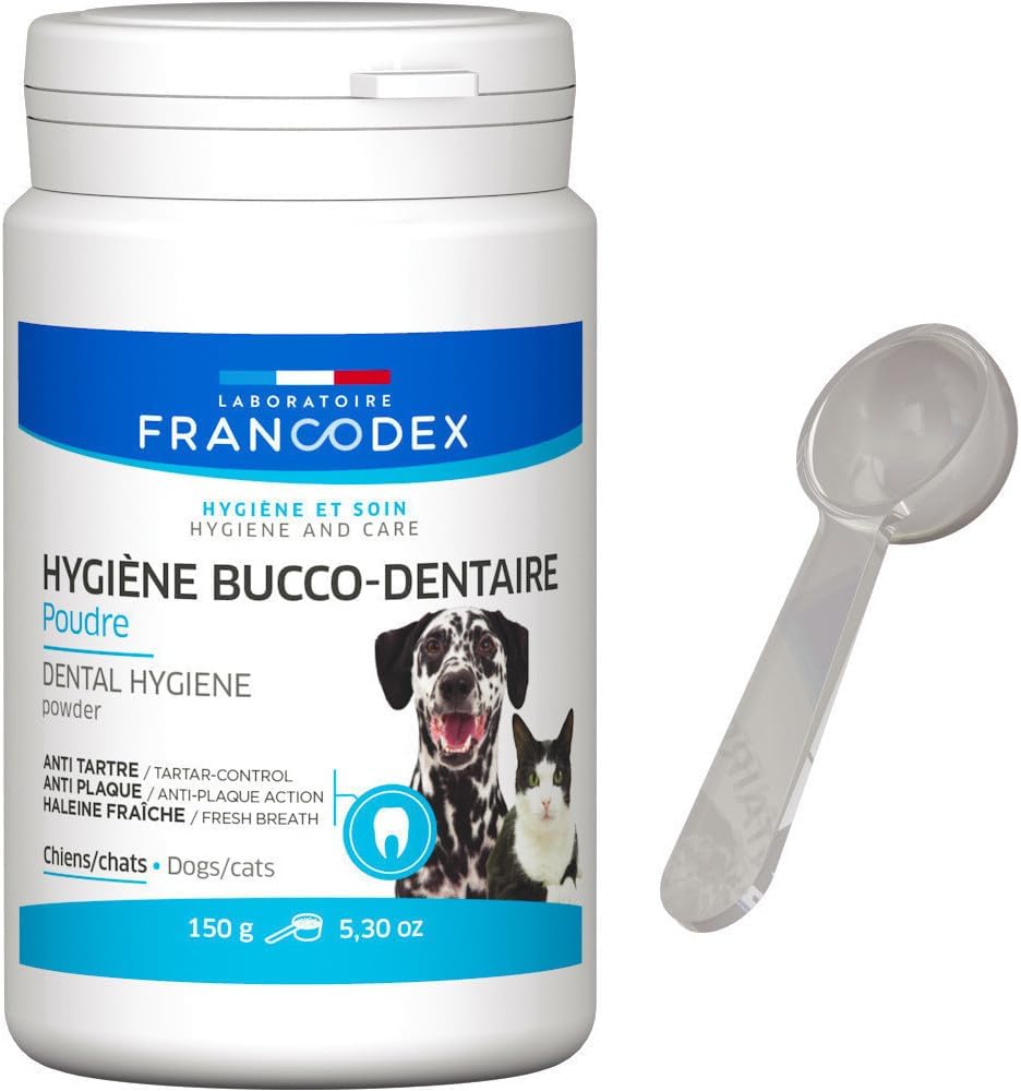 FRANCODEX Dentifrice en Poudre Chien & Chat 70g