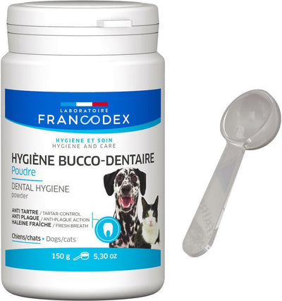 FRANCODEX Dentifrice en Poudre Chien & Chat 70g