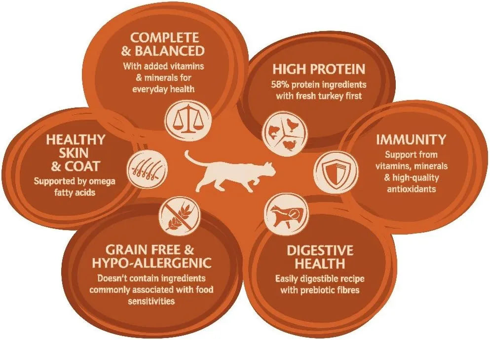 WELLNESS CORE Original Croquettes Chat Dinde Poulet
