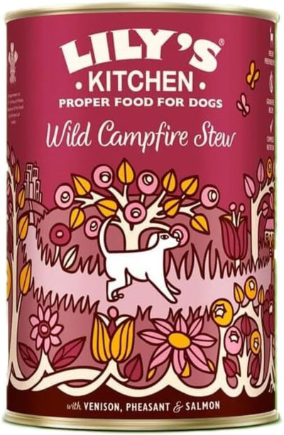 LILY'S KITCHEN Wild Campfire Stew Chevreuil Faisan et Saumon 400g