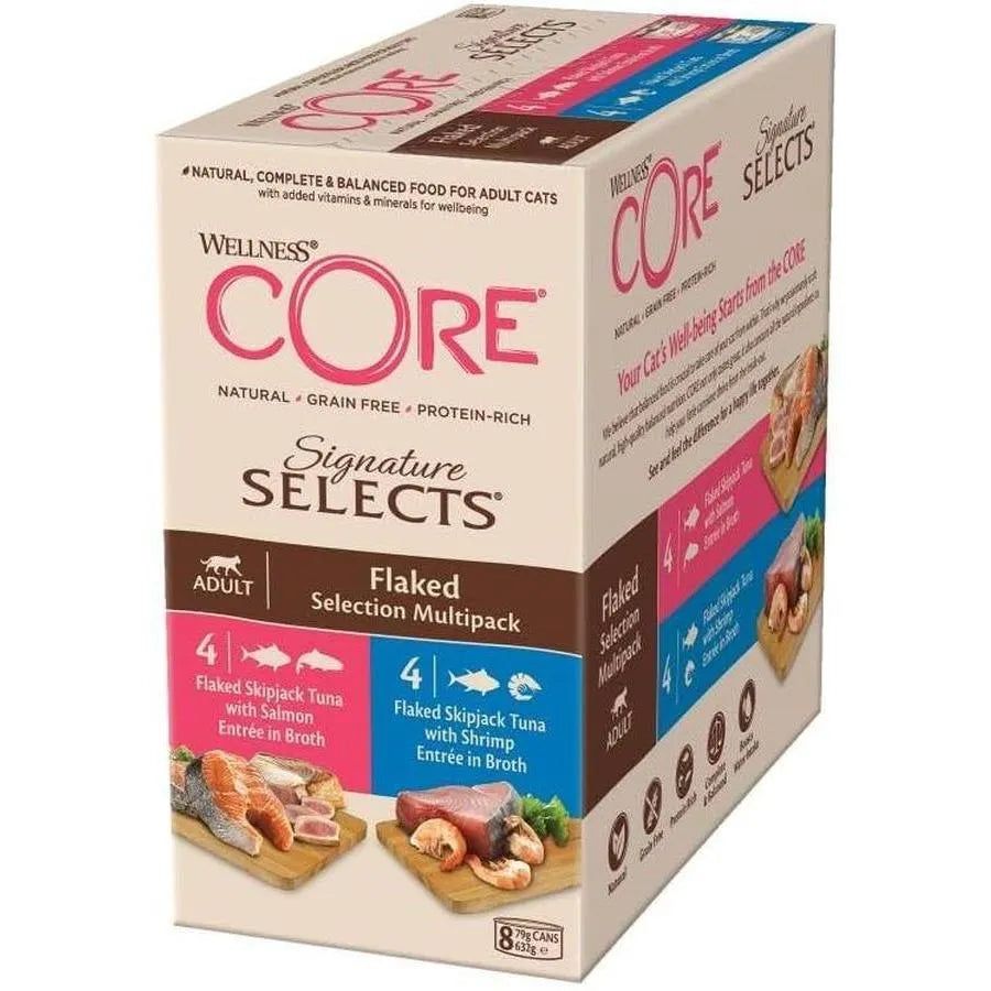 WELLNESS CORE Signature Selects Nourriture humide pour chat Poulet et Dinde 79g