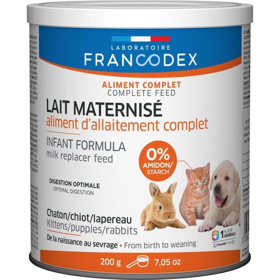 FRANCODEX Lait Maternisé Chaton Chien NAC 200g