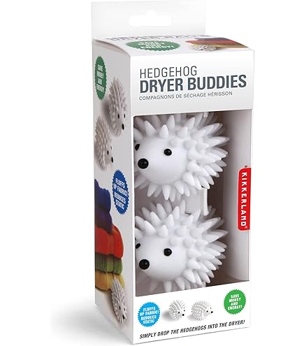 KIKKERLAND Cat Dryer Buddies Boules de Lessive en Laine pour Sèche-Linge Chat Lot de 4