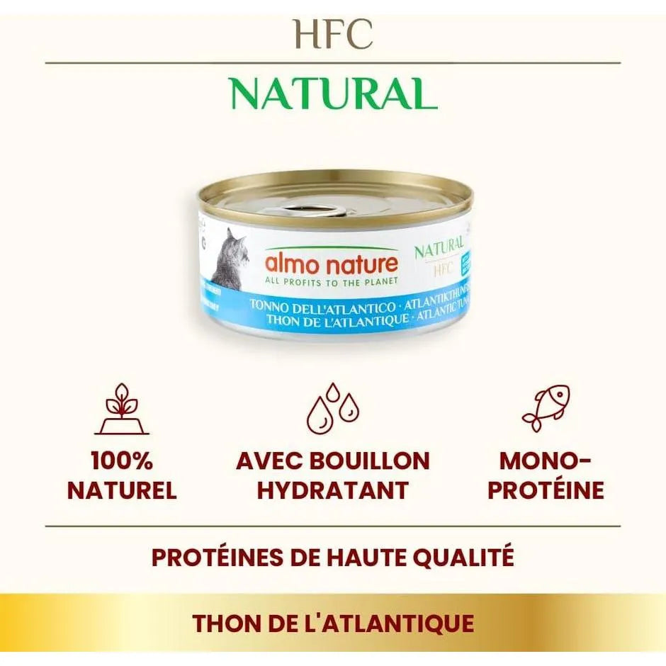 ALMO NATURE HFC Natural Thon de l'Atlantique 150g