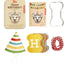 KIKKERLAND Kit d'anniversaire pour chien Happy Birthday Boîte Métallique