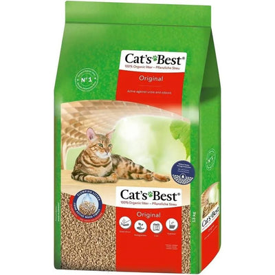 CAT'S BEST Original Litière Végétale Agglomérante 40L 17.2kg