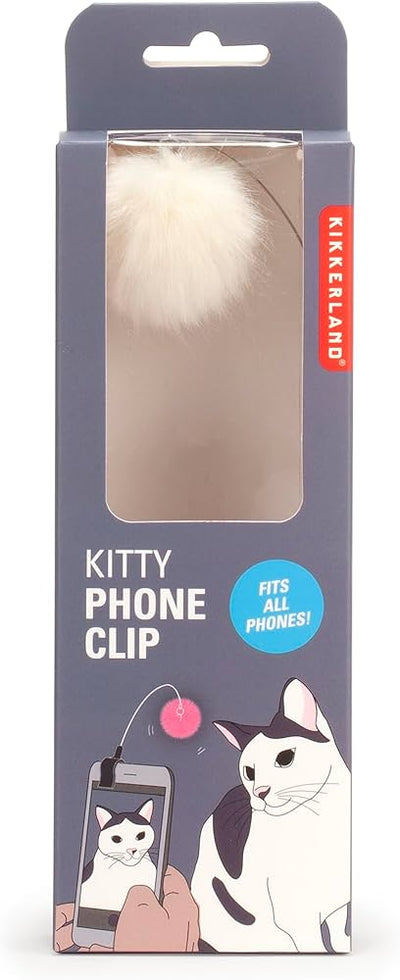 KIKKERLAND KITTY PHONE CLIP Clip Téléphone Jouet Chat pour Photos Parfaites