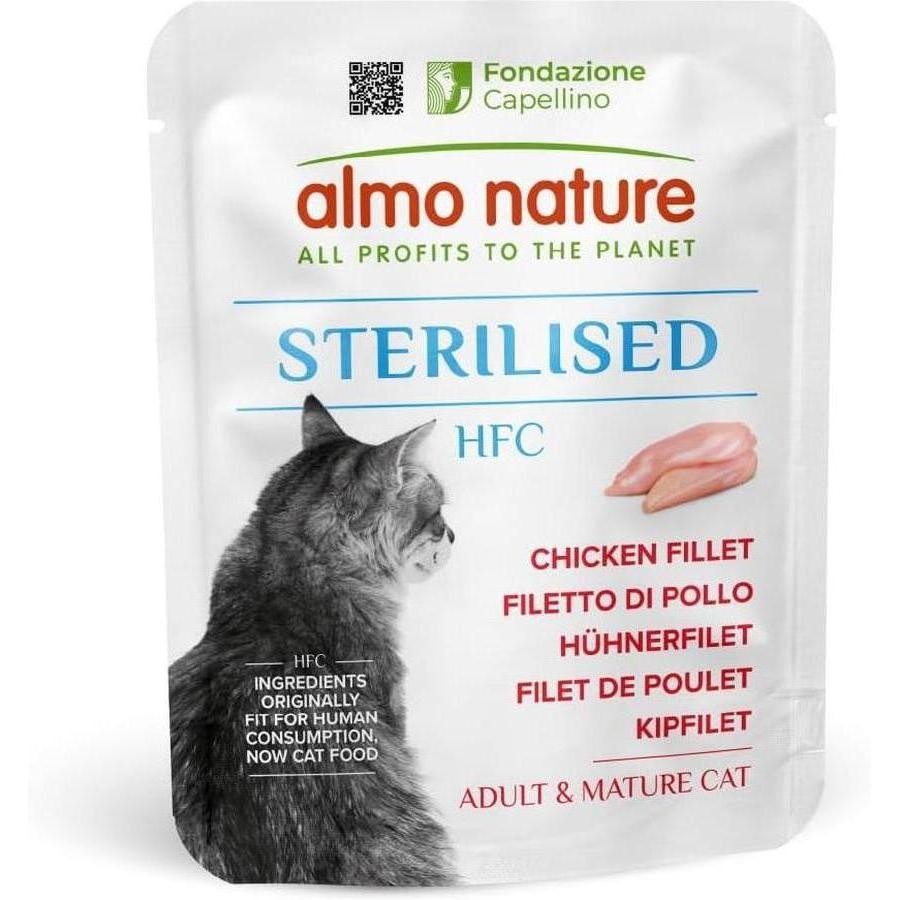ALMO NATURE HFC Sterilised Filet de Poulet 24x50g