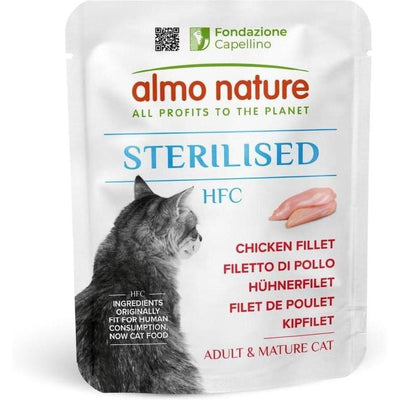 ALMO NATURE HFC Sterilised Filet de Poulet 24x50g