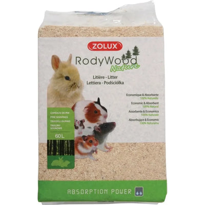 ZOLUX Litière Rodywood Nature 60L