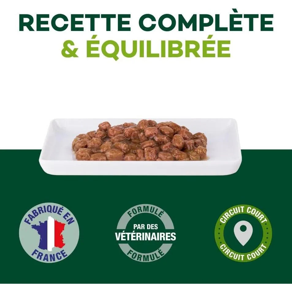 EQUILIBRE & INSTINCT Emincés Croissance pour Chat Junior au Poulet 12x85g