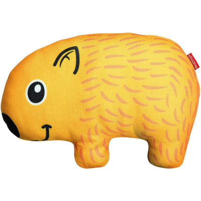 ZOOMALIN Jouet Peluche Durable Wombat Jaune 21,5cm Chien