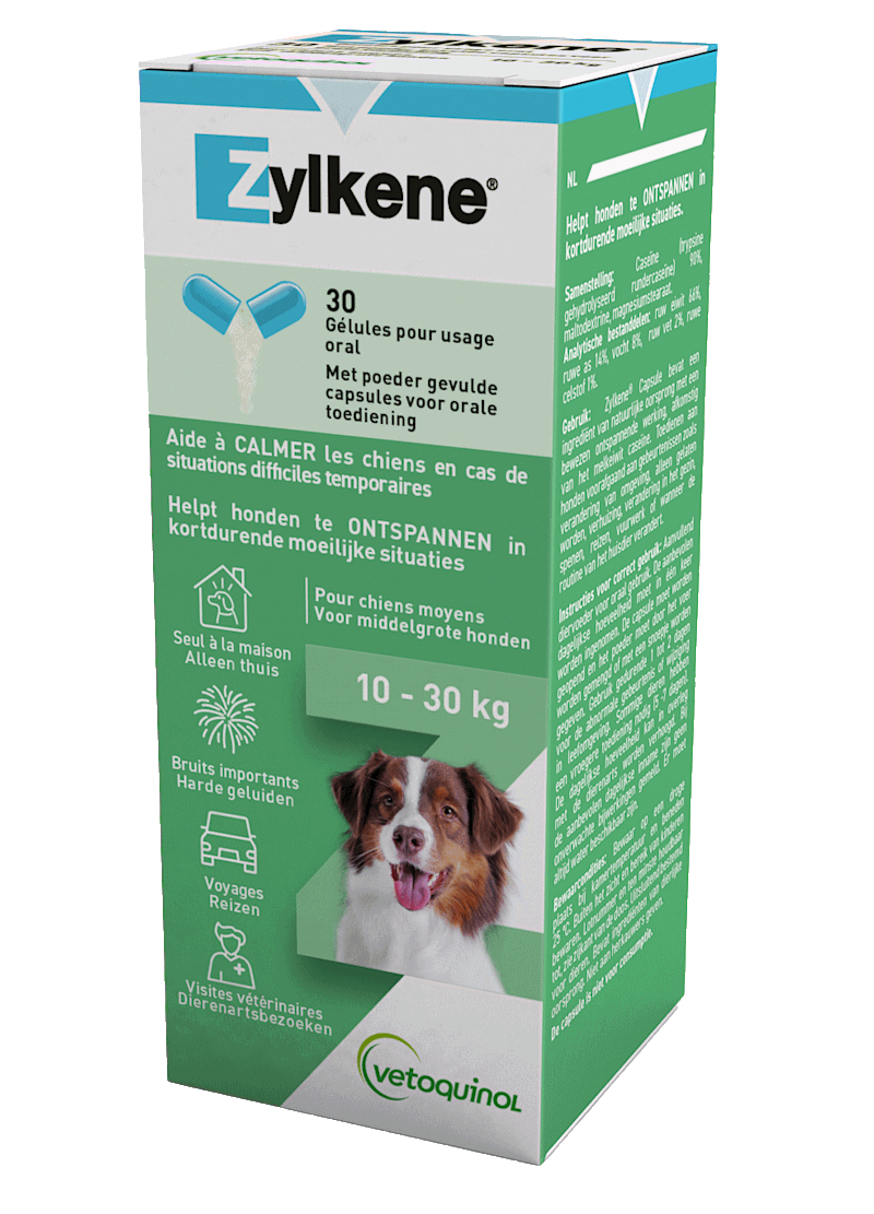 ZYLKENE Chiens moyens 10-30 kg 225 mg, 30 gélules
