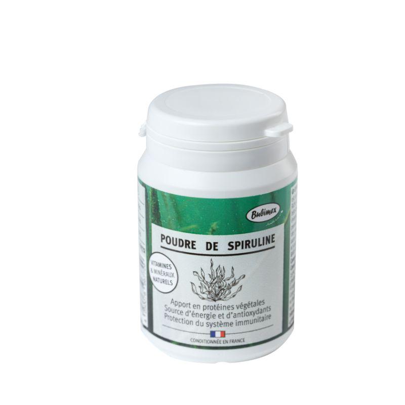 BUBIMEX Spiruline 100% Pure Poudre Complément Alimentaire Chien 60g