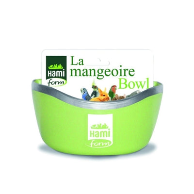HAMIFORM Mangeoire Bowl Vert pour Rongeurs et Oiseaux 13x10x7 cm