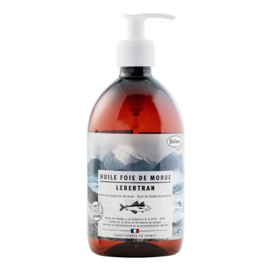 ZOOMALIN Huile de Foie de Morue Complément Alimentaire Naturel Vitamines A et D 250ml