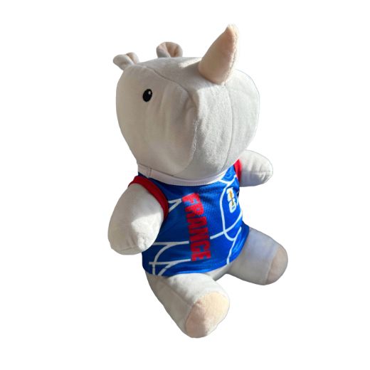 TRIXIE peluche Raymond le rhino France Coupe du Monde 2026