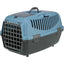 TRIXIE Box de transport Capri 2 XS–S 37 x 34 x 55 cm Gris foncé/Bleu