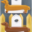 KIKKERLAND DOG BAG CLIP S/3 Lot de 3 Clips pour Sacs Chien Saucisse Plastique Durable