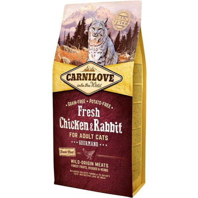 CARNILOVE Adulte Gourmand Poulet & Lapin 2kg