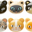 KIKKERLAND Cat Bag Clips Lot de 6 pinces pour sac à chat Marron Taille unique