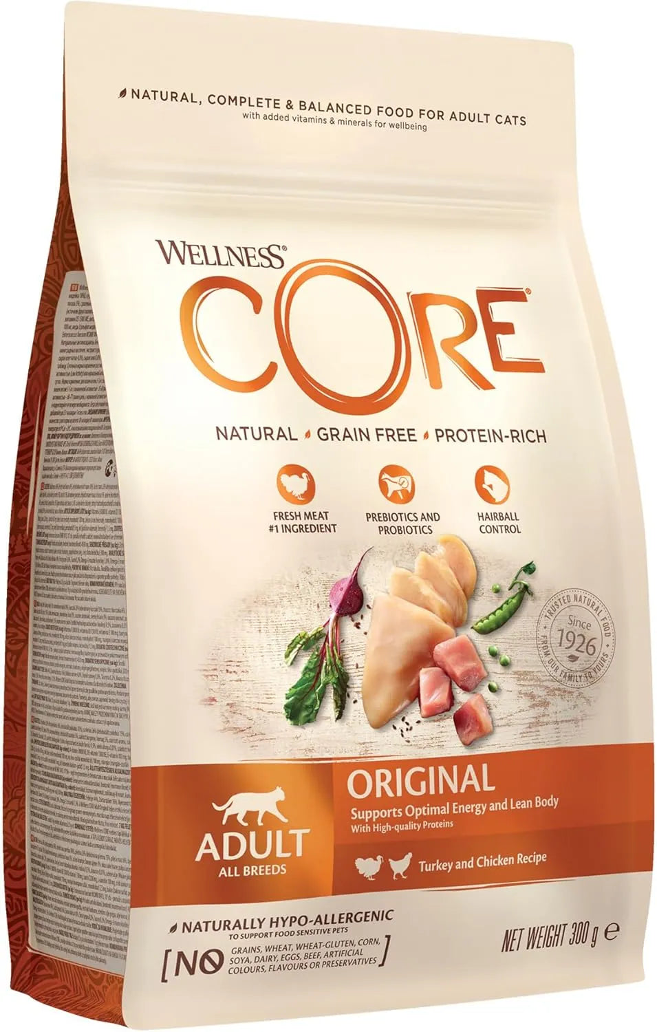 WELLNESS CORE Original Croquettes Chat Dinde Poulet