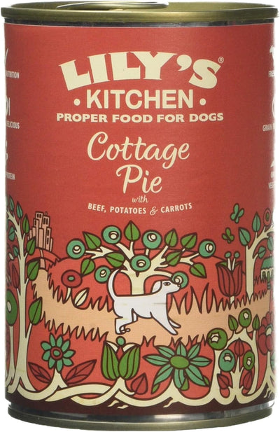 LILY'S KITCHEN Adulte Terrine Cottage Pie Boeuf et Légumes 400g