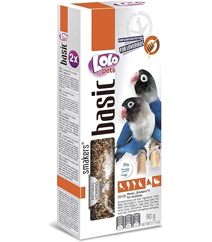 LAROY Country Sticks perruche abricot & figue 2x30g