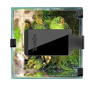 AQUAEL Aquarium Shrimp Set Smart Day & Night 10L Noir