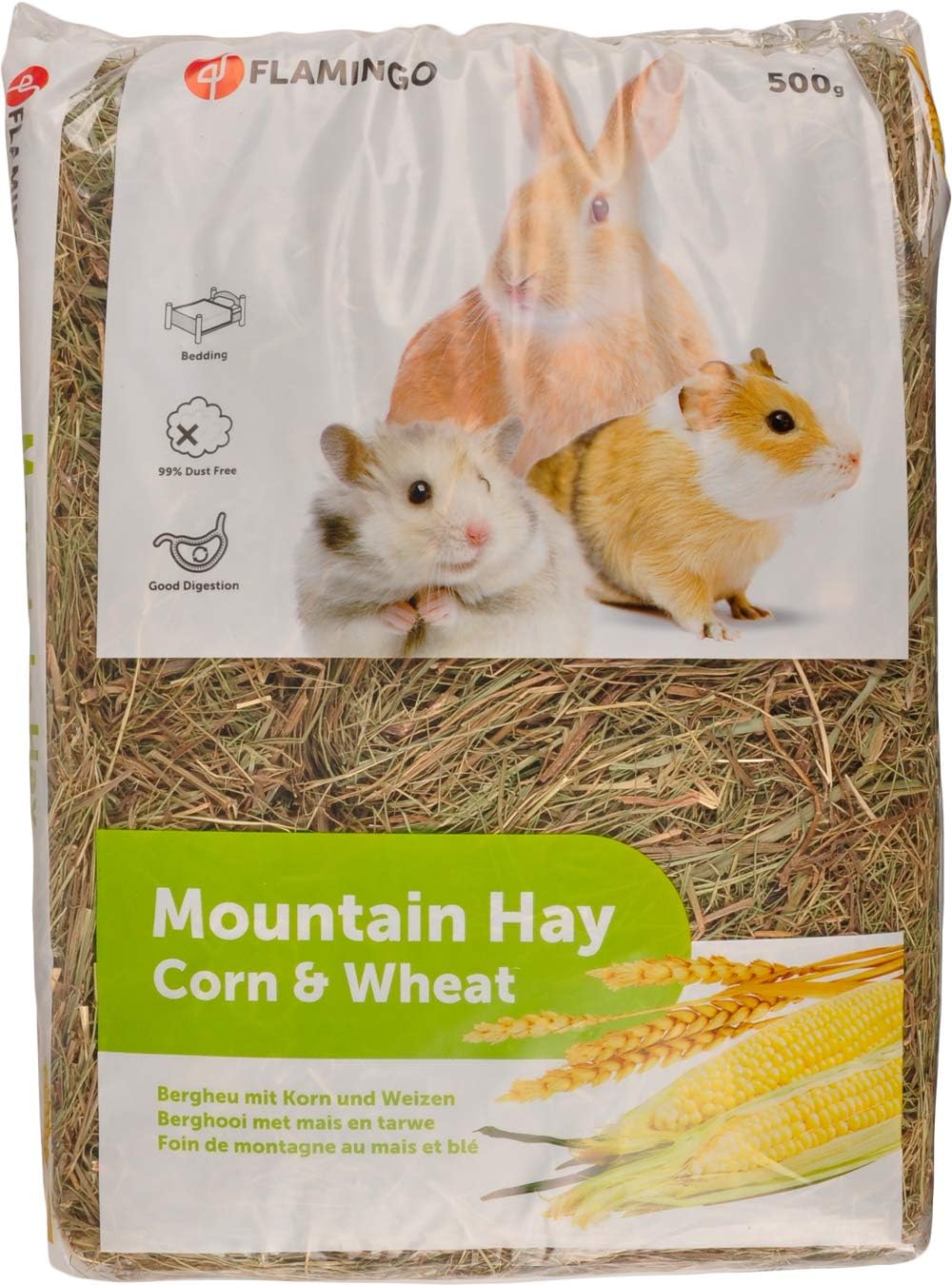 FLAMINGO Foin de montagne au maïs et blé 500g