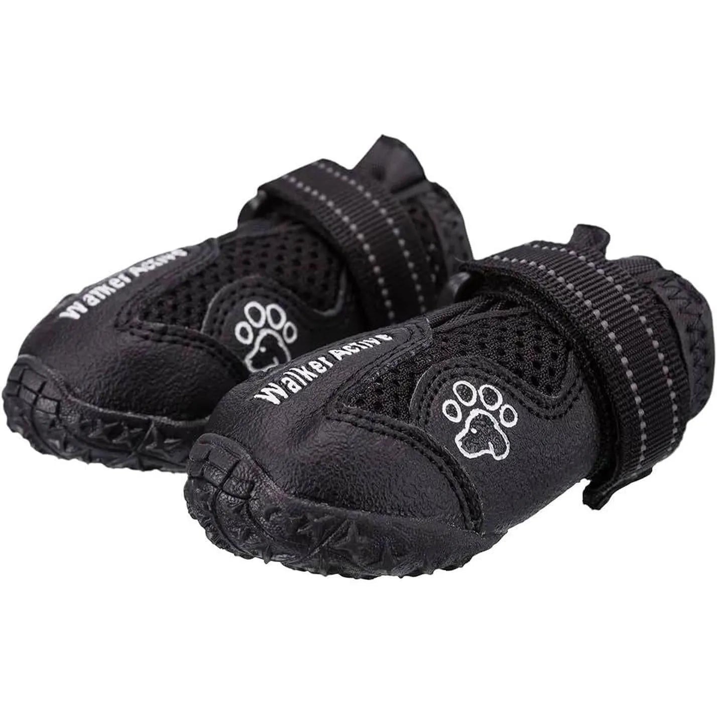 TRIXIE Bottes de protection Walker Active Long Taille S ø 4,5–5 cm 2 pièces Noir