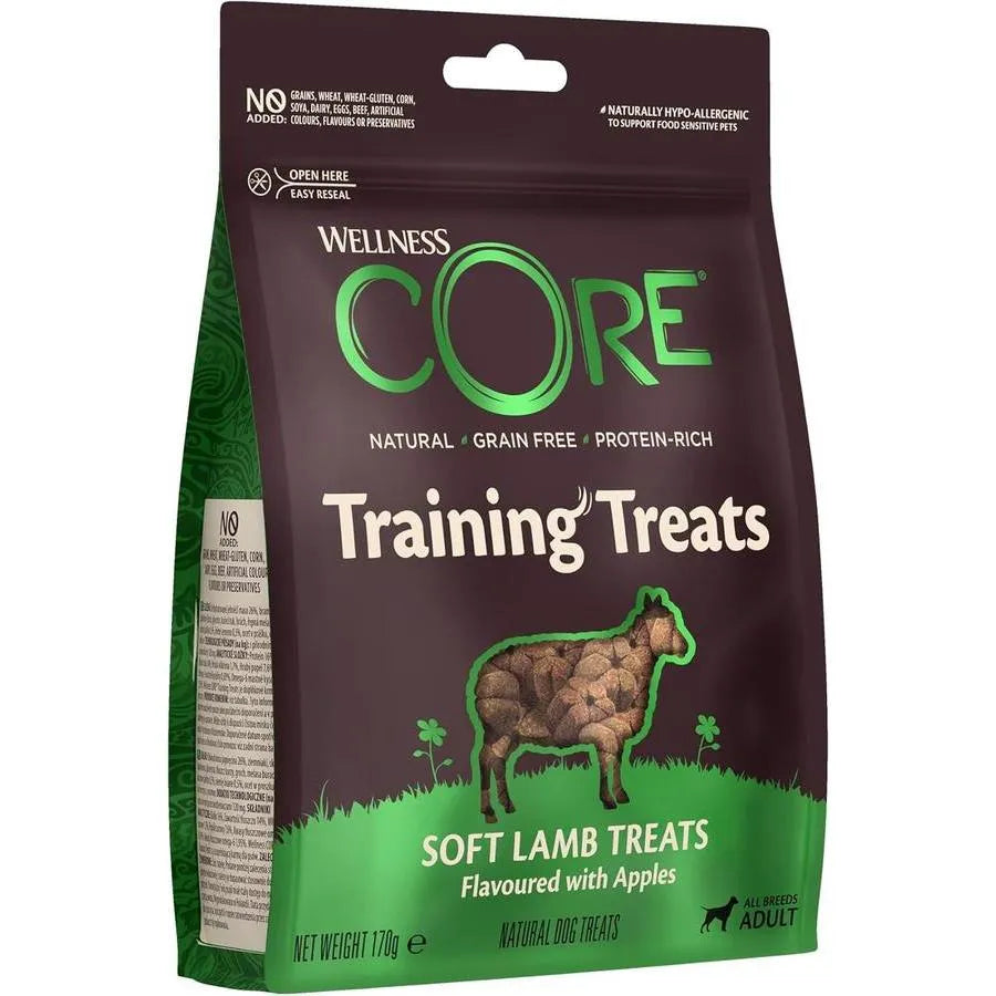 WELLNESS CORE Training Treats Agneau & Pommes Friandises Moelleuses pour Chien 170g