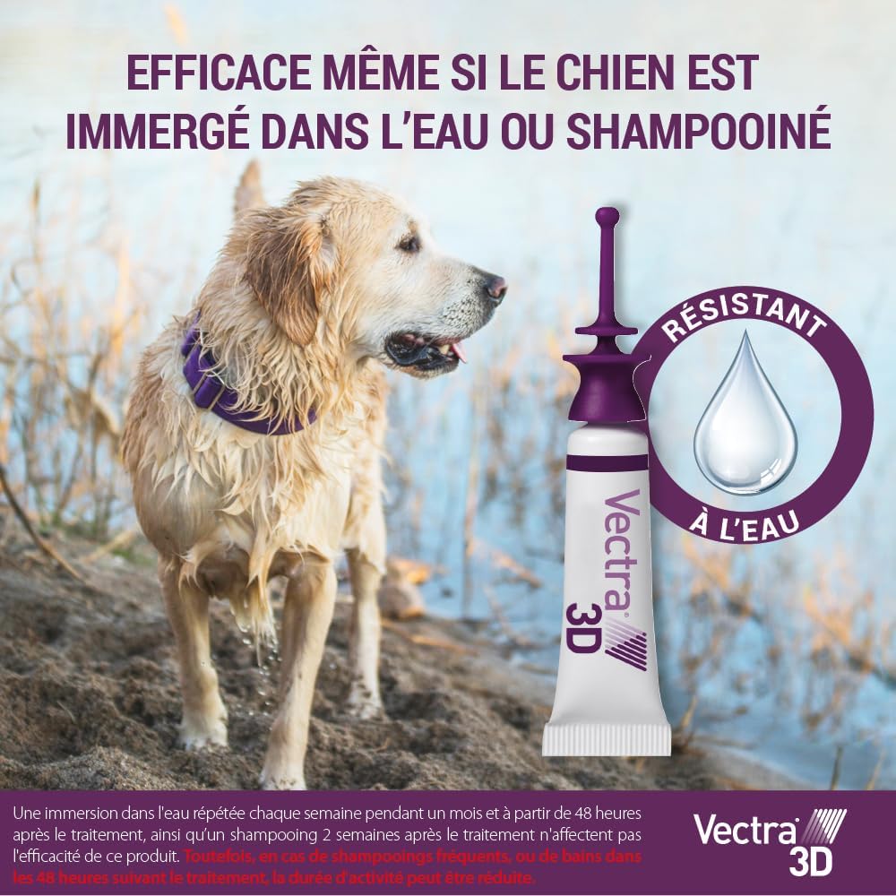VECTRA 3D Solution Spot-on pour Chiens de 1,5–4 kg 3 pipettes