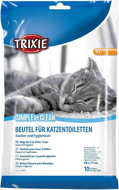 TRIXIE Simple'n'Clean Sachets pour bacs à litière XL 10 Pcs