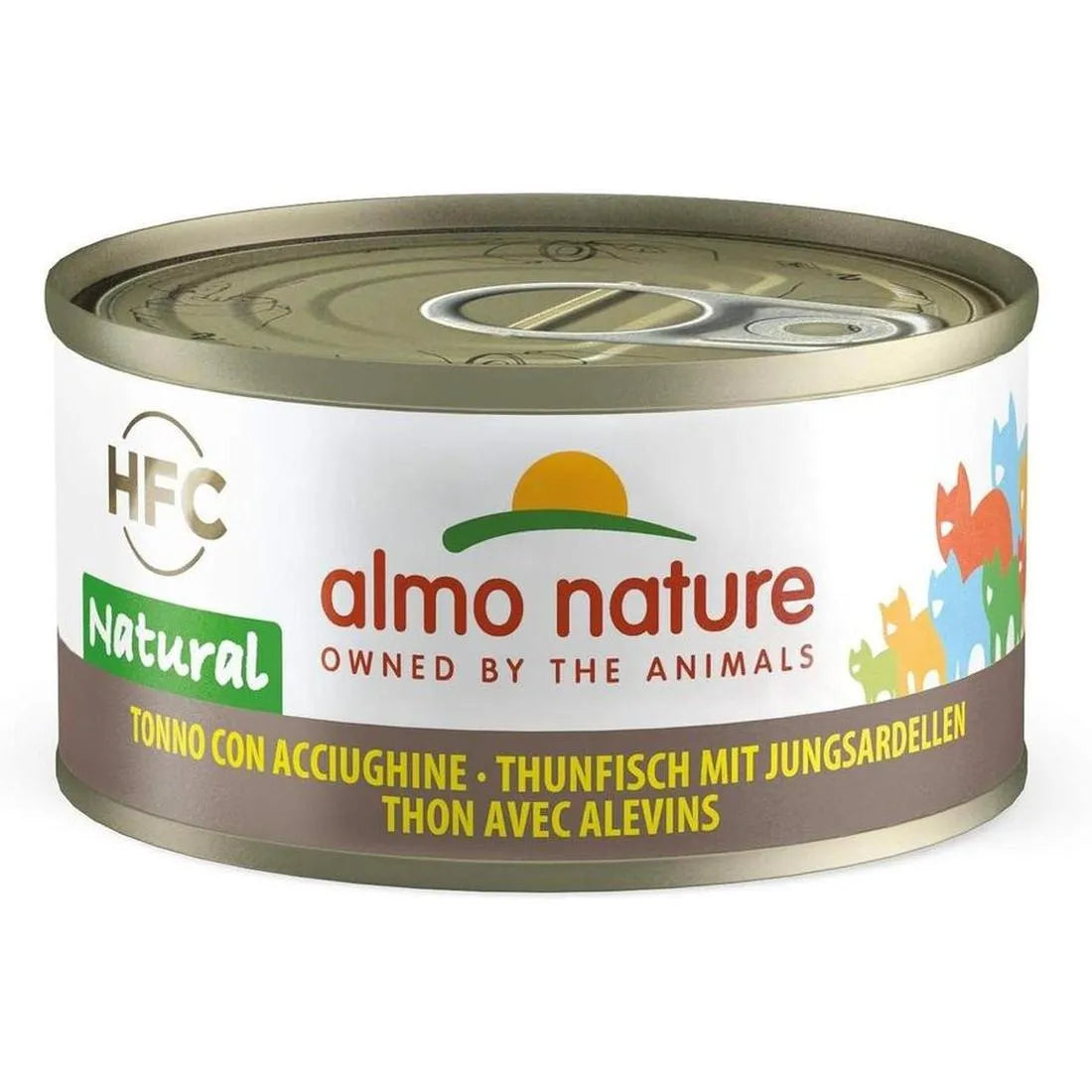 ALMO NATURE HFC Natural Thon et Alevins 70g