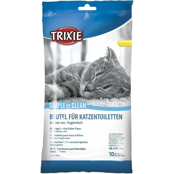 TRIXIE Sacs à litière Simple'n'Clean L 46 x 59 cm 10 sacs