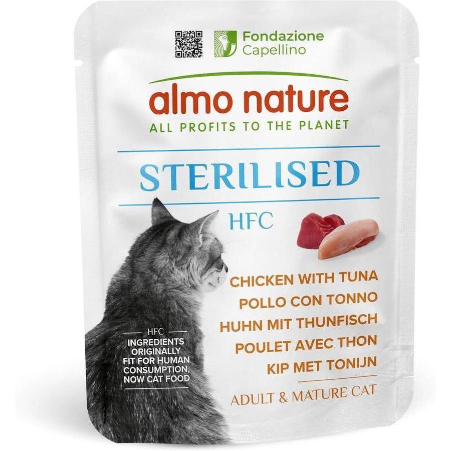 ALMO NATURE HFC STERILISED POULET THON 24x50g