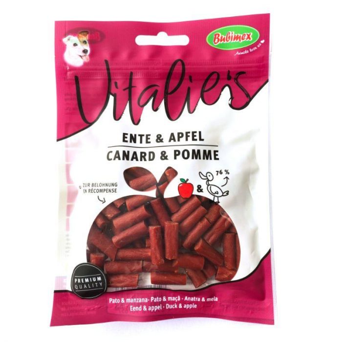 BUBIMEX Vitalies au canard et à la pomme 80 g