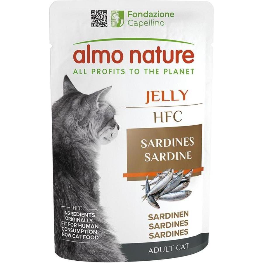 ALMO NATURE HFC Jelly Sardines pour chat adulte 55g